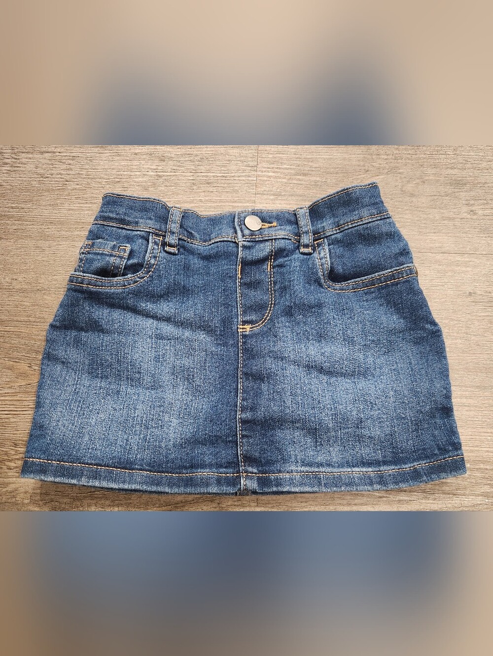 Children's Place Classic Blue Denim Mini Skirt